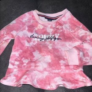 Tommy Hilfiger Kids Pink Tie-Dye Sweatshirt